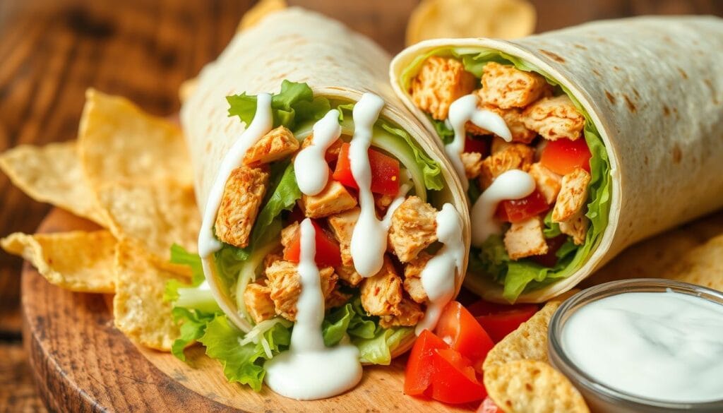 buffalo chicken wrap