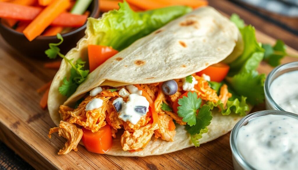 buffalo chicken wrap