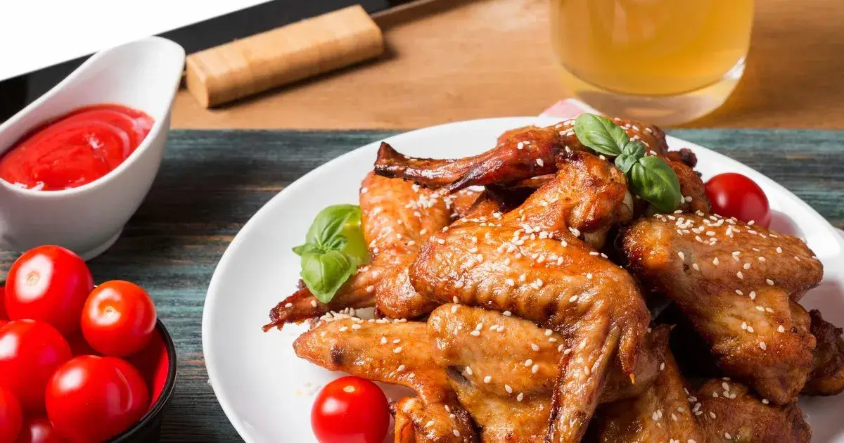 air fry frozen chicken wings