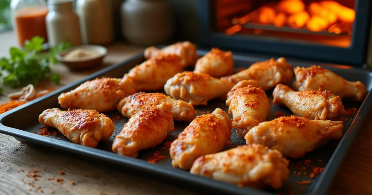 baking frozen chicken wings